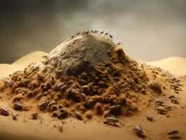 Lively Ants - image for Why do ants like building sand hills over their entrance?