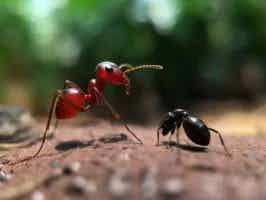 Lively Ants - image for What is the difference between red ant and black ant?