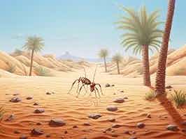 Lively Ants - image for Desert-dwelling Ants: Adaptations to Extreme Climate Conditions