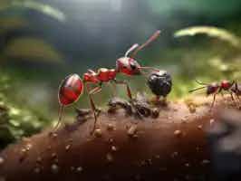 Lively Ants - image for Why do ants carry their wounded back to the nest?