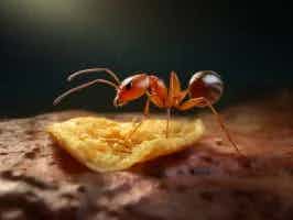 Lively Ants - image for Why do ants eat just the coating on a potato chip and not the chip?
